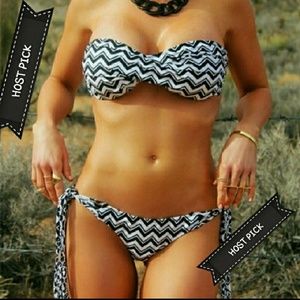 Sexy banduea string bikini top